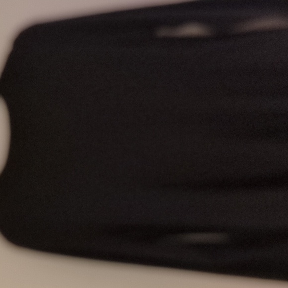 COS black flare Wool Asymmetrical Dress Office Winter Dark Academia Career Sz L - Picture 8 of 9